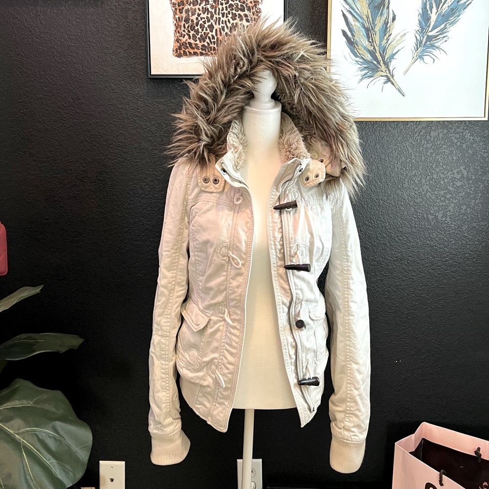 Abercrombie Jacket with detachable fur hood